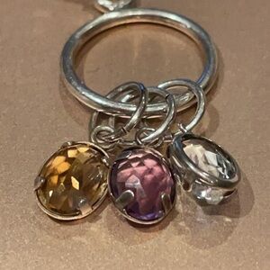 Sterling Silver 925 Semiprecious Gemstone Pendant